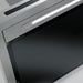 LUXAIR 60cm Premium Slimline Cooker Hood with Black Glass Door, Touch Controls in Stainless Steel | LA-60-LINEA-SS