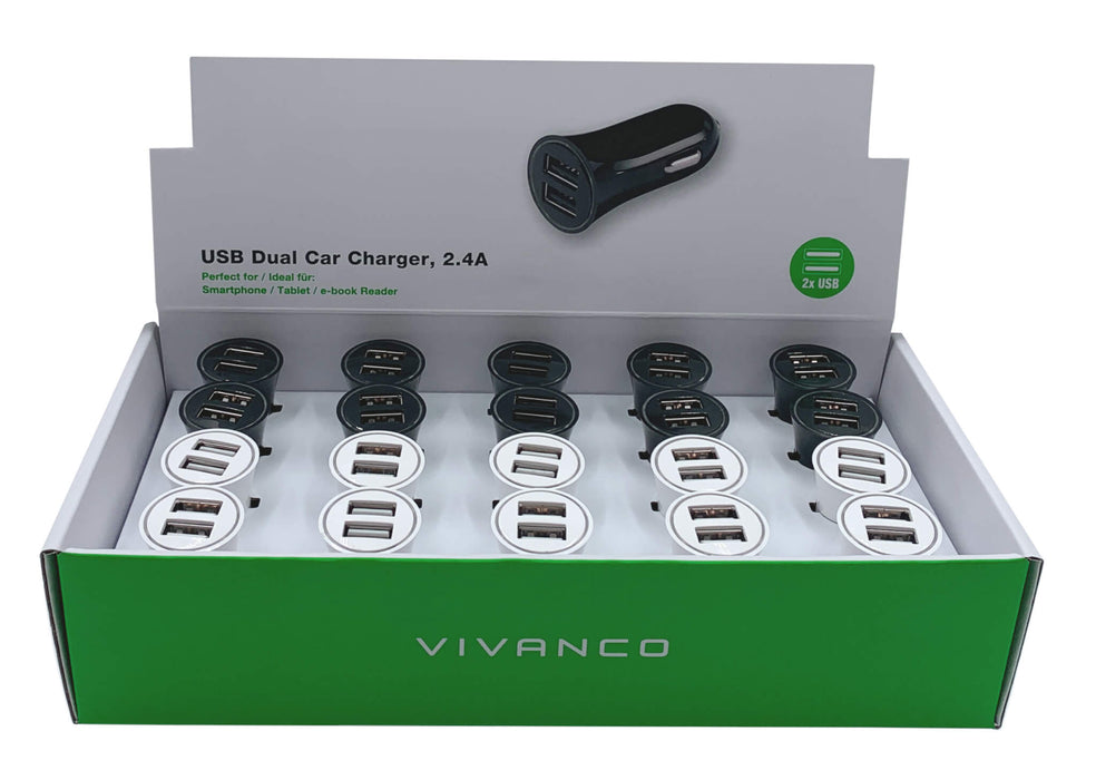 VIVANCO Universal USB Dual Charger | 60790
