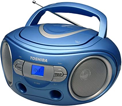 TOSHIBA Portable FM Radio/CD Boombox - Blue | TY-CRS9BL