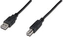 Ednet printer cable usb2.0 1.8m black | 333368