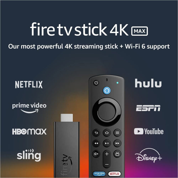 Fire Tv Stick 4k Max Streaming Device, Wi-fi 6, Alexa Voice Remote -  Includes Tv Controls (2023) : Target