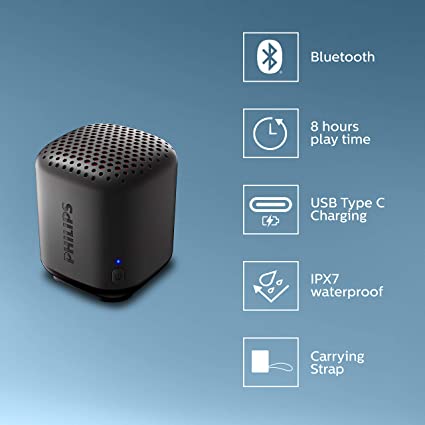 Philips TAS1505B/00 portable speaker Mono portable speaker Black 2.5W ds | EDL TAS1505B/00
