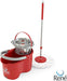 RENE Spin Mop Dada Powerful Spin Drying Stainless Steel Basket - Red | MOPDADA