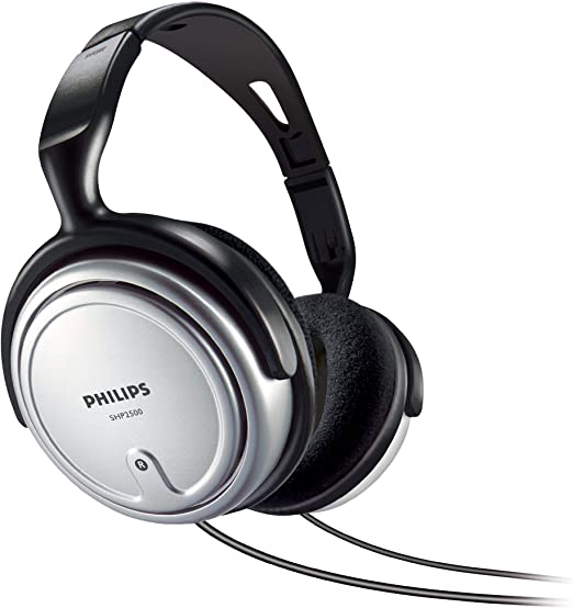 Philips SHP2500/10 Audio Hi-Fi Headphones, Silver/Black ds | EDL SHP2500/10