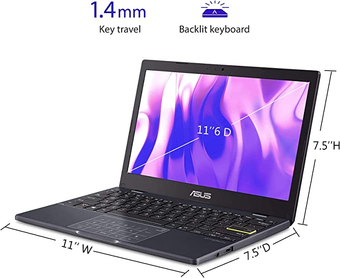 ASUS 11.6" CEL N4020 4GB/64GB Laptop - Blue | BE210MA-GJ181TS