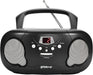 GROOV-E Original Boombox Portable CD Player with Radio - Black | EDL GVPS733/BK