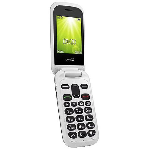 DORO 7354 Easy Mobile Phone with Large Display - White | EDL 7354