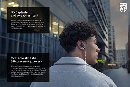 Philips TAT5505BK/00 In-ear True Wireless Headphones | EDL TAT5505BK/00