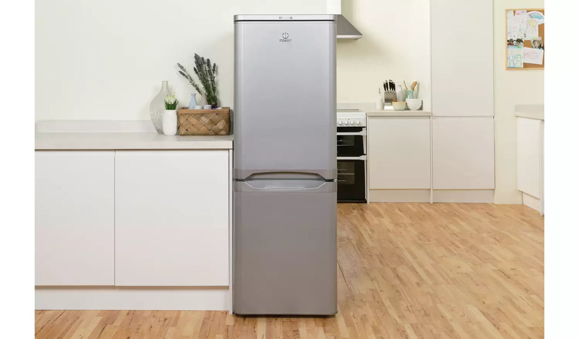 INDESIT F/S 50/50 Fridge Freezer - Silver 157 x 55 cm | IBD5515S1