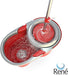 RENE Spin Mop Dada Powerful Spin Drying Stainless Steel Basket - Red | MOPDADA