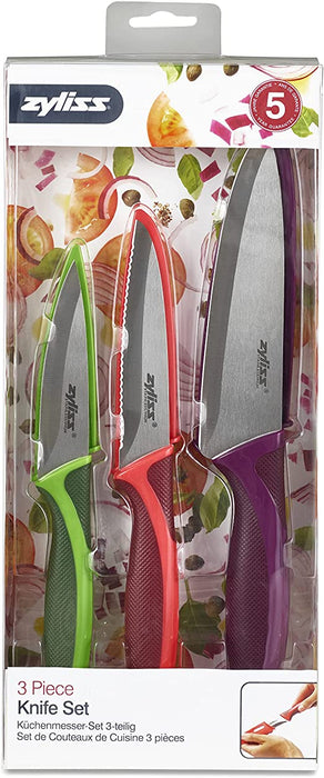 Zyliss E920144 6 Piece Knife Set, Multiple Sizes, Stainless Steel
