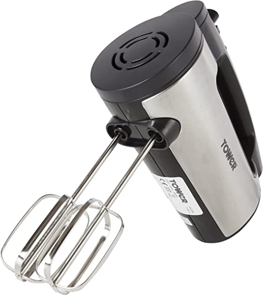 Tower T12016 300W Stainless Steel Hand Mixer | EDL T12016