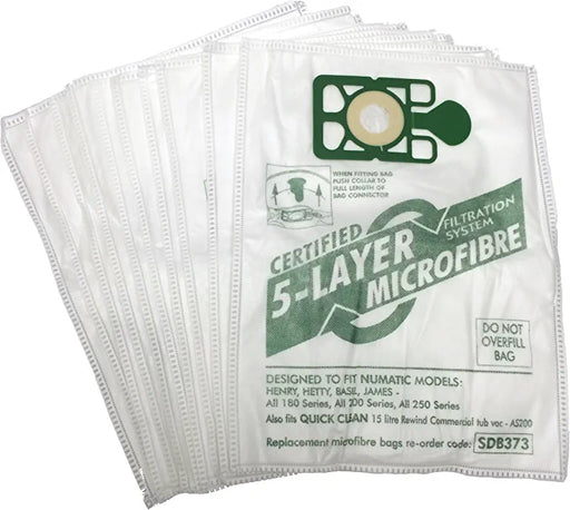 4YOURHOME Henry Hetty Numatic Microfibre Vacuum Bags 5 Pack | EXSMFB373