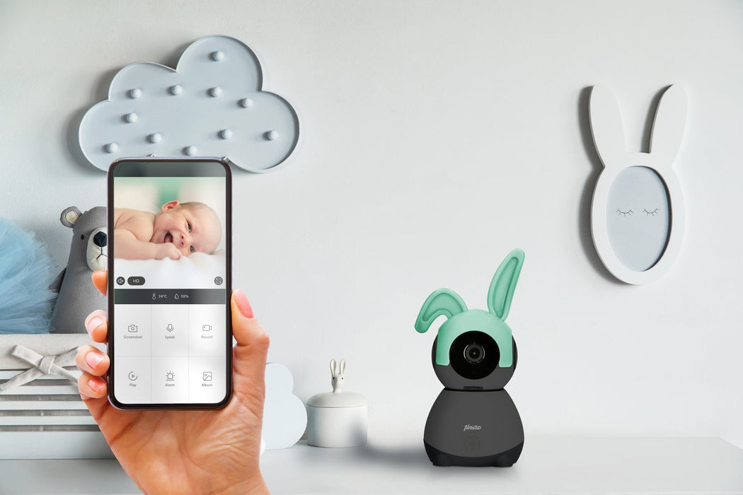 Alecto SMARTBABY10BK Wi-fi Baby Monitor with Camera - Black | EDL A004680