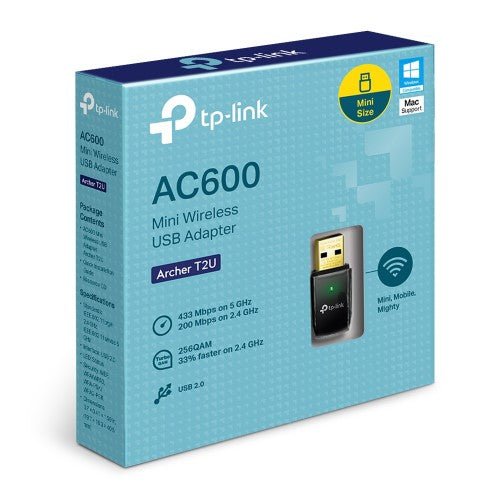 TP-Link AC600 Wireless Dual band USB Adapter | ARCHER T2U