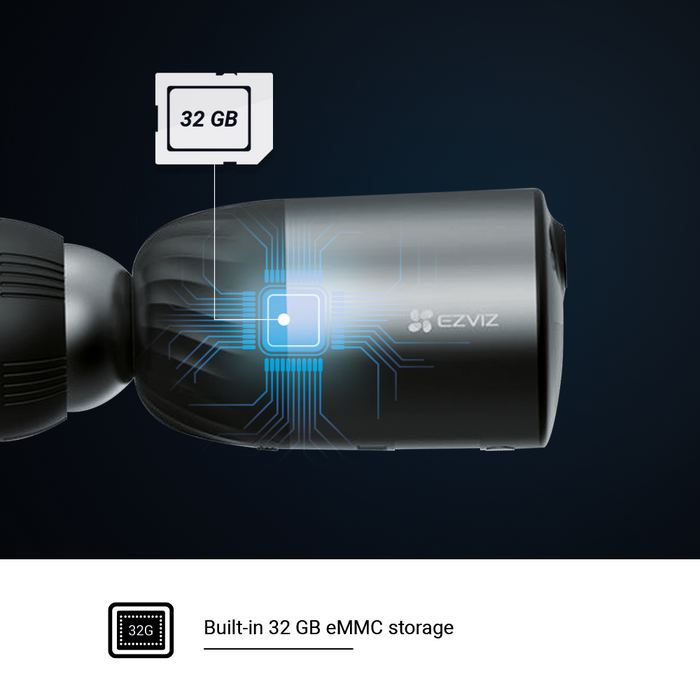EZVIZ BC1C WiFi Battery Powered Smart Camera 4MP 2K+ || BC1C 4MP