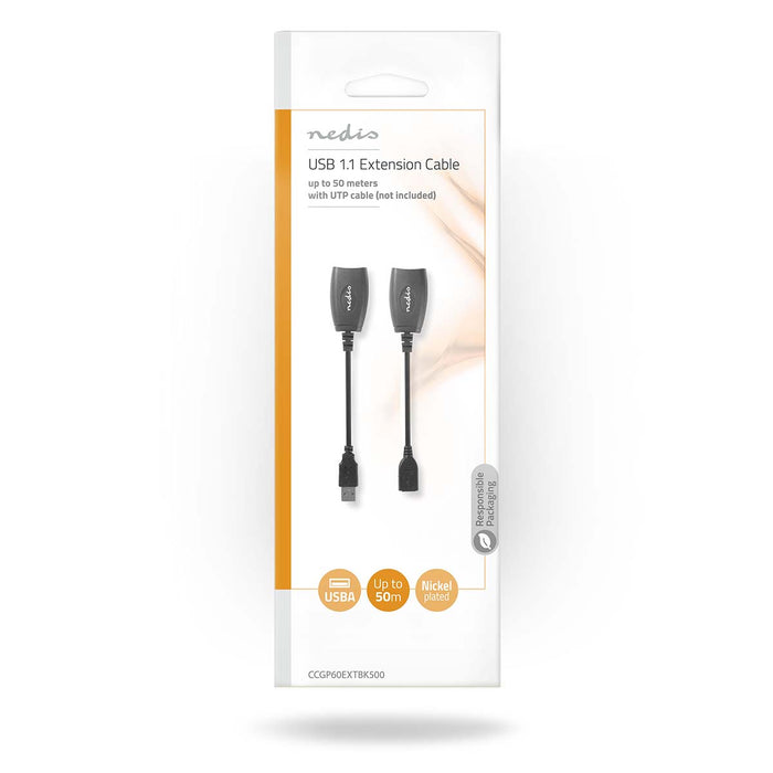 NEDIS USB 2.0 Active Extension M - F 50M | 263431