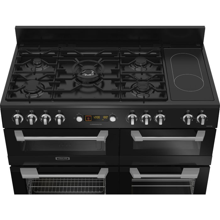 LEISURE Cuisinemaster 110cm Dual Fuel Triple Oven Black | CS110F722K