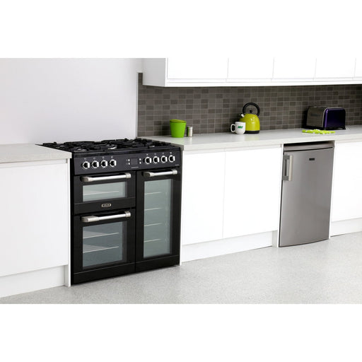 LEISURE Cuisinemaster 90cm Dual Fuel Triple Oven - Black || CS90F530K
