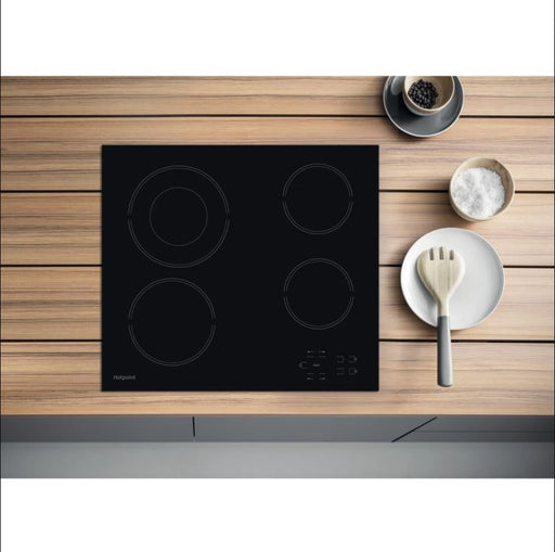 Hotpoint 58cm Hob BLACK 4 Cooking Zones | HR612CH