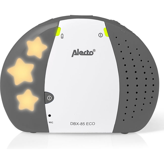 Alecto DBX-85 LIMITED Full Eco DECT Baby Monitor - White/Anthracite | EDL A003467