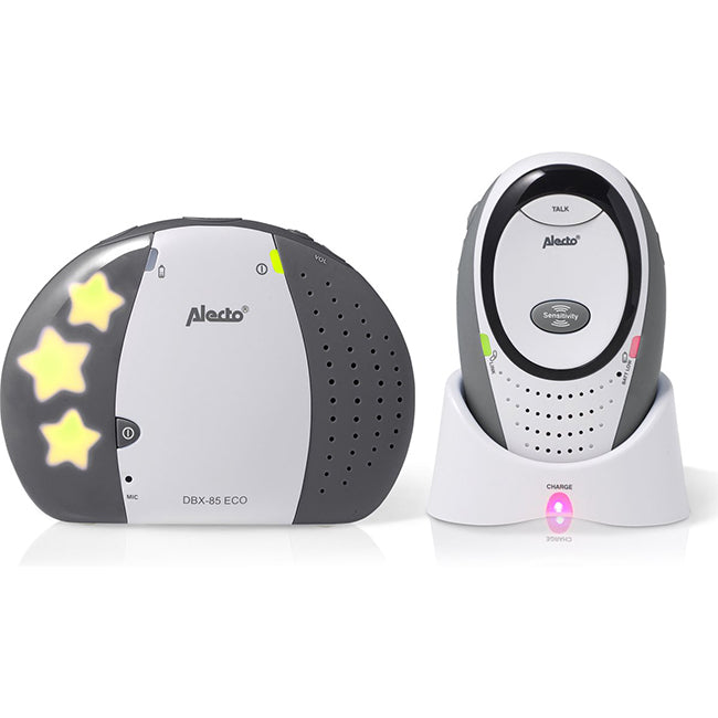 Alecto DBX-85 LIMITED Full Eco DECT Baby Monitor - White/Anthracite | EDL A003467
