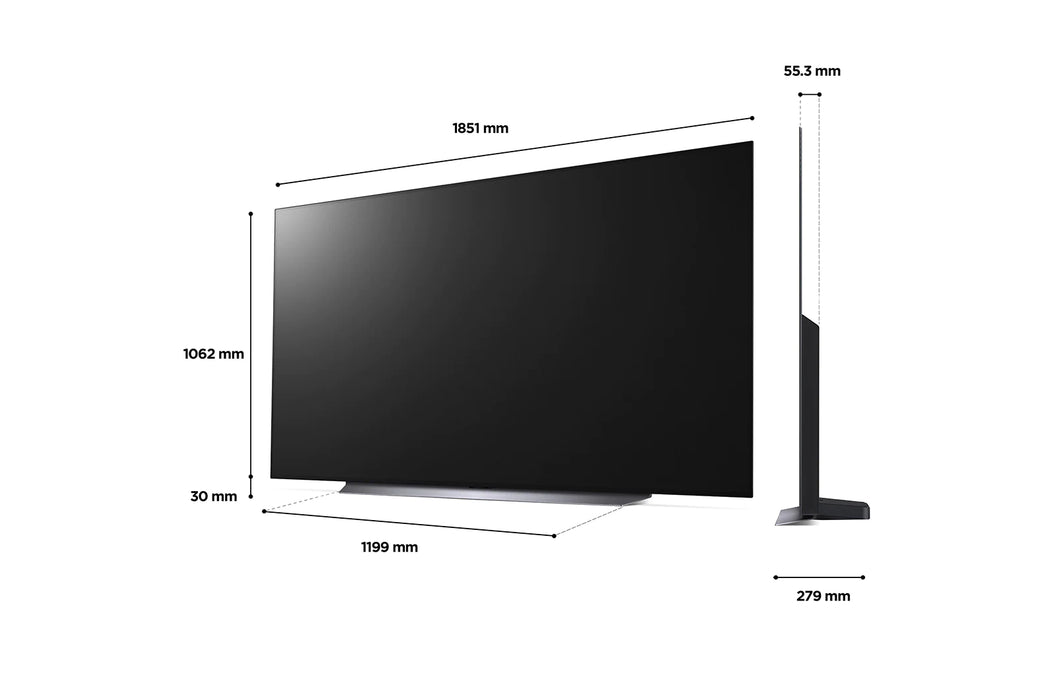LG C2 83" 4K Smart OLED evo TV | TTT OLED83C24LA