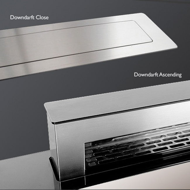LUXAIR 90cm Premium Downdraft Cooker Hood with Stainless Steel Body and Stainless Steel Door | LA-90-DWN-SS