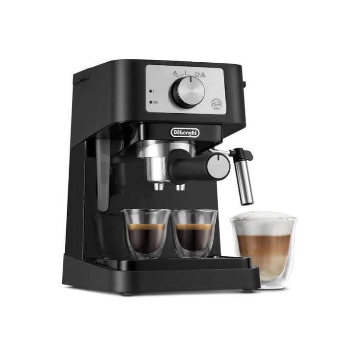 DELONGHI Stilosa Espresso & Cappuccino Coffee Maker - Black | EC260.BK
