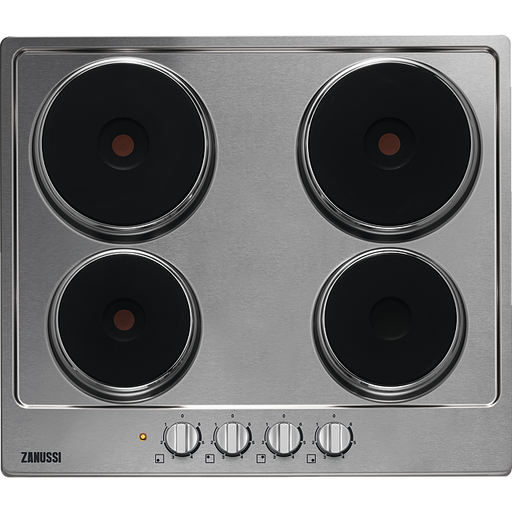 ZANUSSI Solid Plate Hob 60cm Stainless Steel | ZEE6942FXS
