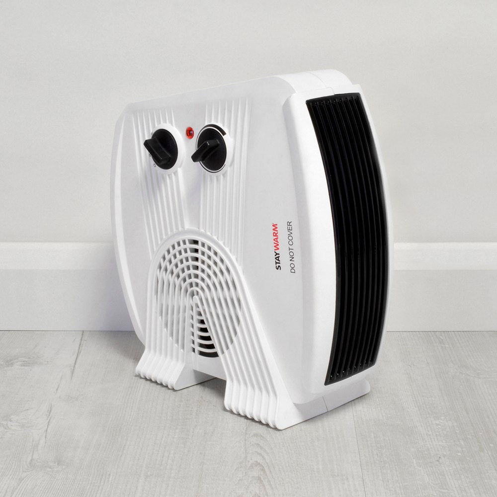 STAY WARM 3000W Fan Heater White F2035W — IRWINS MEGASTORE