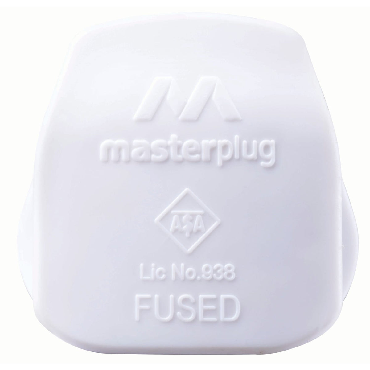 MASTERPLUG Fused Plug 3 Pin 3 AMP - White | 30115 — IRWINS MEGASTORE