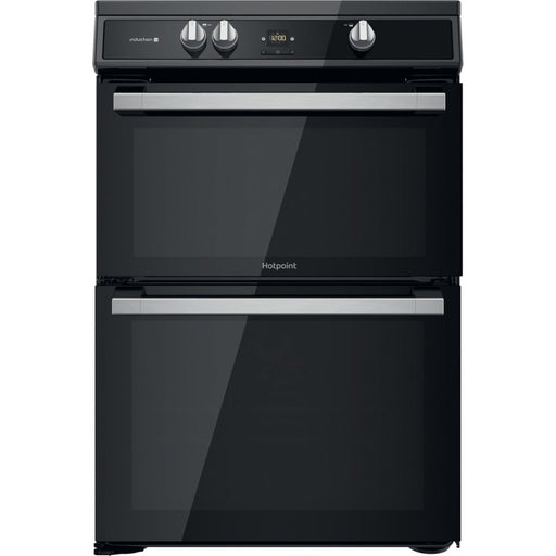 Hotpoint 60cm Cooker Double Oven Induction Hob - S/S | HDT67I9HM2C/UK