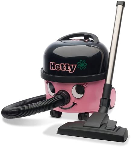 Hetty Bagged Cylinder Hoover Vacuum Cleaner, Pink | HET200