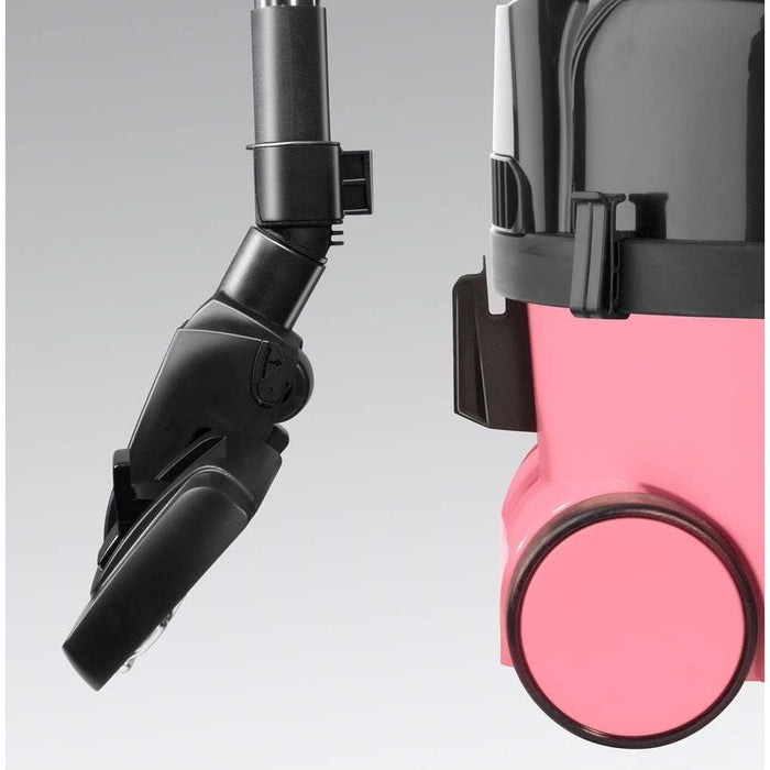 NUMATIC Vacuum Cleaner Hetty Bagged Cylinder Hoover Vacuum Cleaner, Pink | HET200 IRWINS MEGASTORE