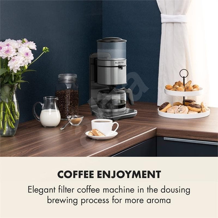 KLARSTEIN Direct-Brewing Coffee Machine 1800W Silver | 10031632