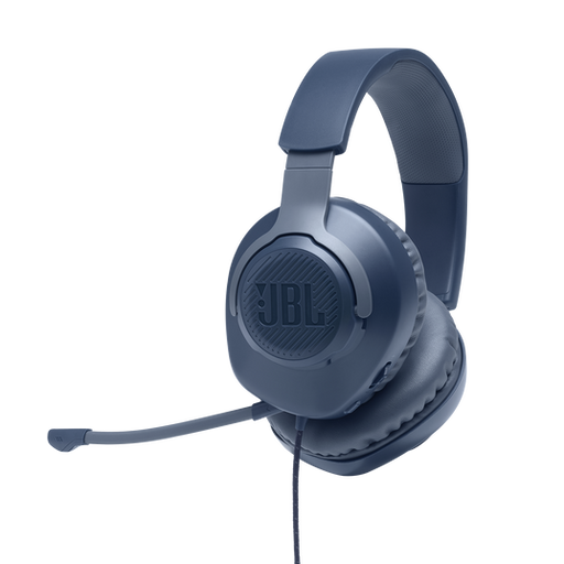 JBL Quantum 100 Headphone Bluewired Over-Ear Gaming Blue | IR59111