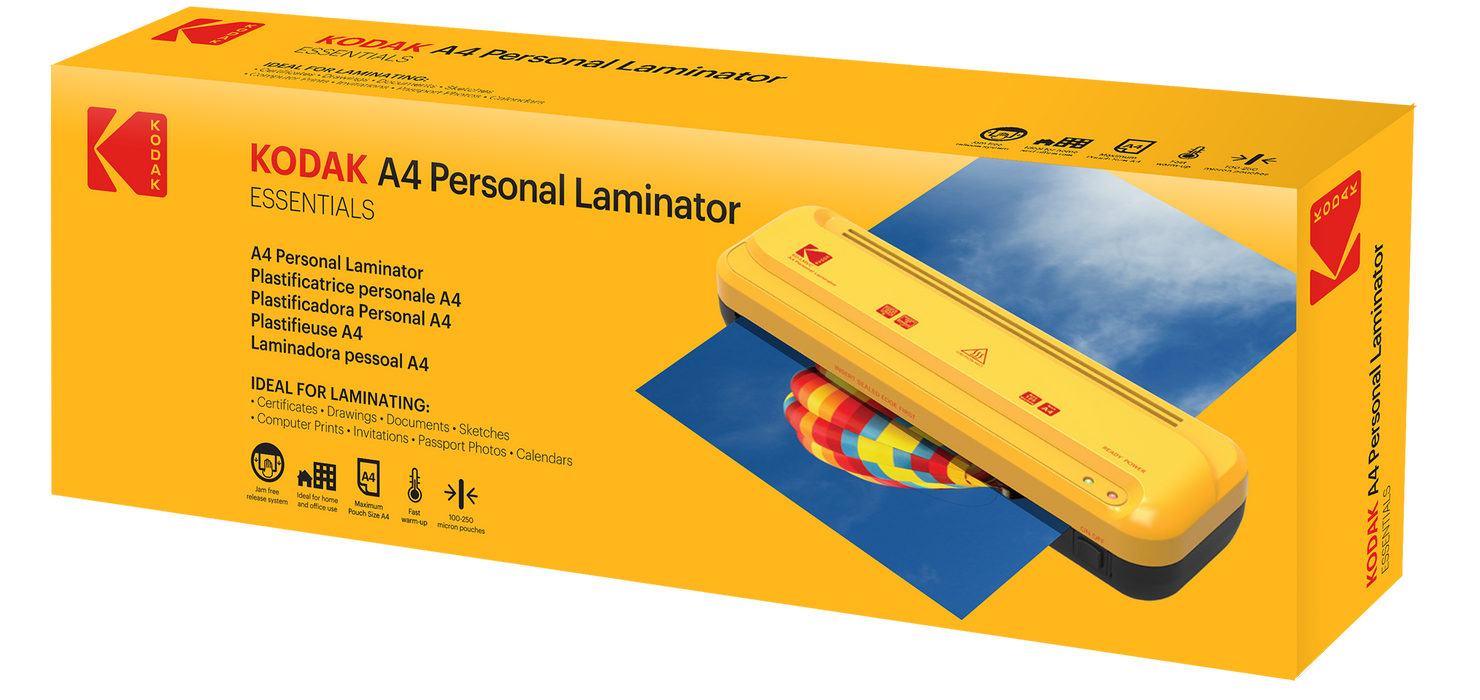 KODAK A4 Personal Laminator Yellow | 507289