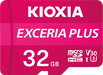 Kioxia 32GB Exceria Plus Micro SDHC UHC-1 Card | LMPL1M032GG2