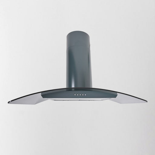 LUXAIR 110cm Premium Curved Glass Cooker Hood in Anthracite Grey | LA-110-CVD-ANTHRACITE