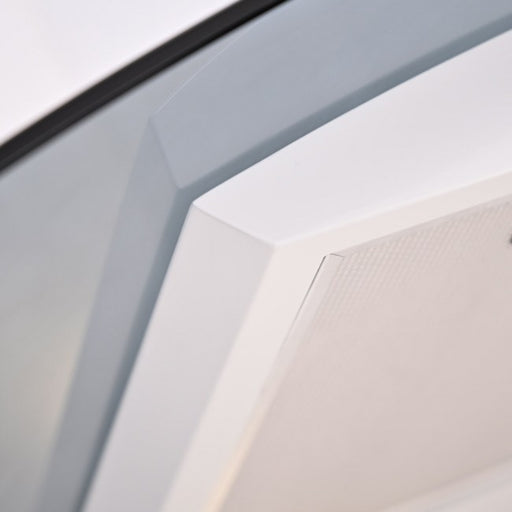 LUXAIR 60cm Premium Curved Glass Cooker Hood in Gloss White || LA-60-CVD-GL-WHT