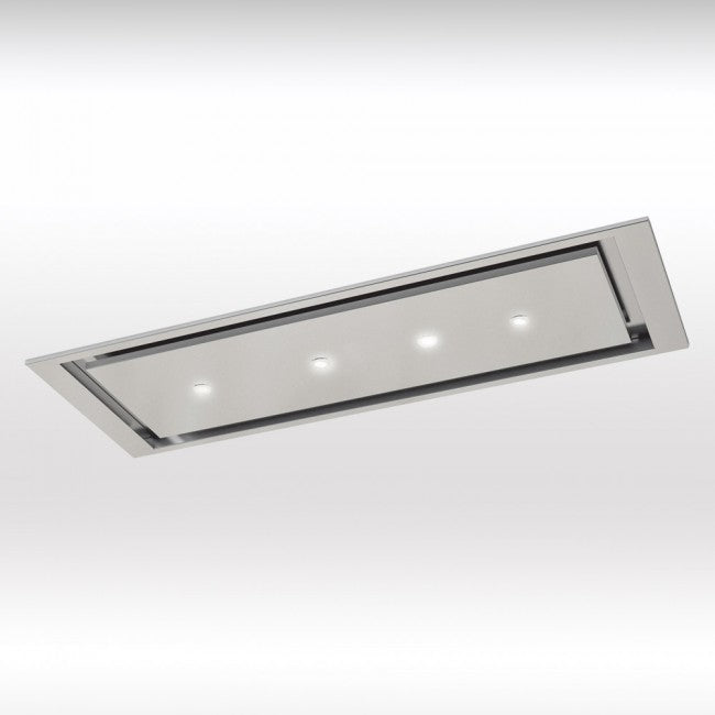 LUXAIR 120cm x 30cm Premium Ceiling Cooker Hood with Wall Mounted External Motor in Stainless Steel | LA-120-ANZI-EXT-SS