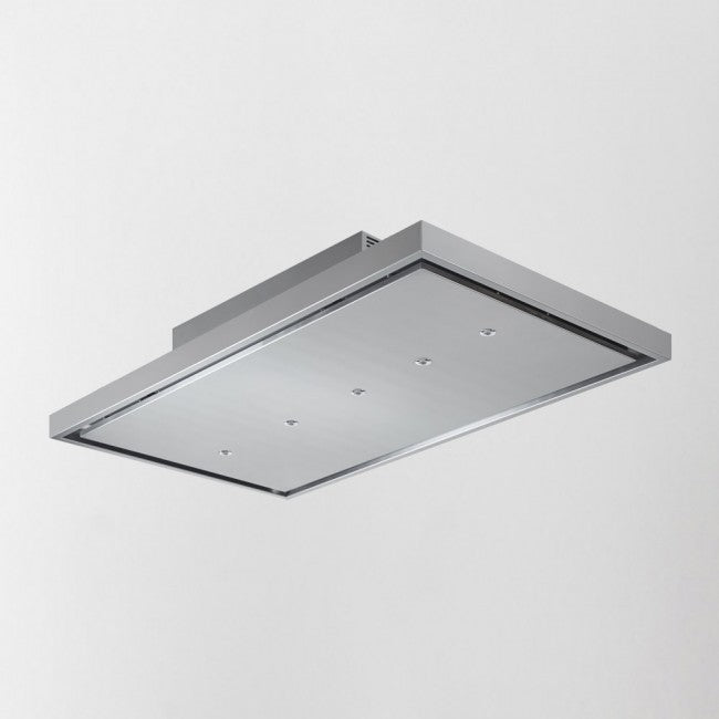 LUXAIR 120cm x 60cm Premiuim Recirculating Ceiling Hood in Stainless Steel with Ceramic Filter Option | LA-120-NUVOLA-STRATOS-SS