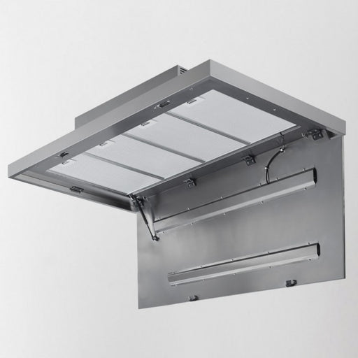 LUXAIR 120cm x 60cm Premiuim Recirculating Ceiling Hood in Stainless Steel with Ceramic Filter Option || LA-120-NUVOLA-STRATOS-SS