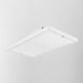 LUXAIR 120cm x 60cm Premiuim Recirculating Ceiling Hood in Gloss White with Ceramic Filter Option | LA-120-NUVOLA-STRATOS-WHT