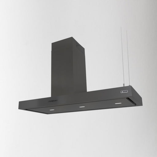 LUXAIR 150cm Premium Range Island Cooker Hood in Matt Black || LA-150-AREZZO-ISL-BLK