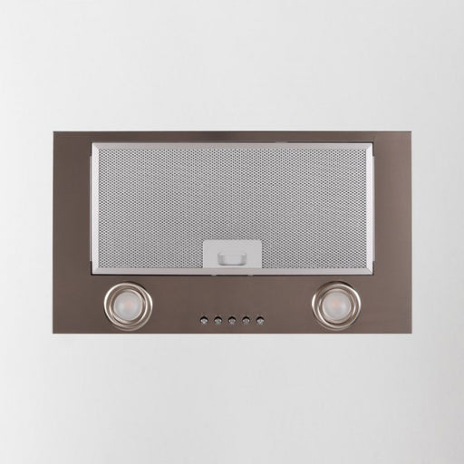 LUXAIR 52cm Canopy Hood in Stainless Steel with 2 x LED Spot Lights and Push Button Controls || LA-52-CAN-SS-PLUS