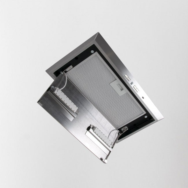 LUXAIR 54cm Premium Canopy Hood in Stainless Steel, 2 x LED Strip Lights, Soft Touch Controls | LA-54-CAN-LUX-SS-PLUS
