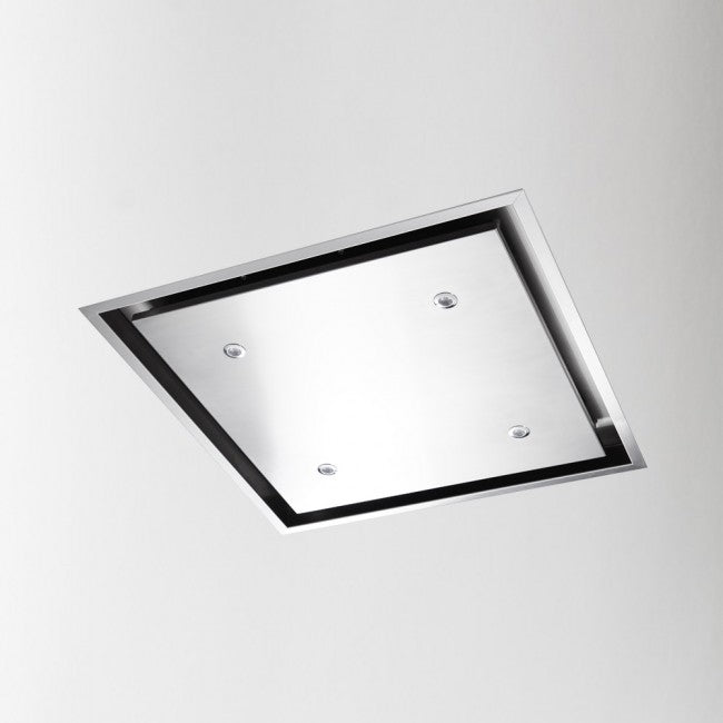 LUXAIR 60cm x 60cm Premium Ceiling Cooker Hood with Wall Mounted External Motor in Stainless Steel | LA-60-ANZI-EXT-SS