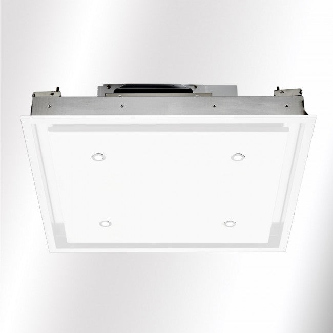 LUXAIR 60cm x 60cm Premium Ceiling Cooker Hood with Pitched Roof External Motor in Gloss White | LA-60-ANZI-EXT-WHT